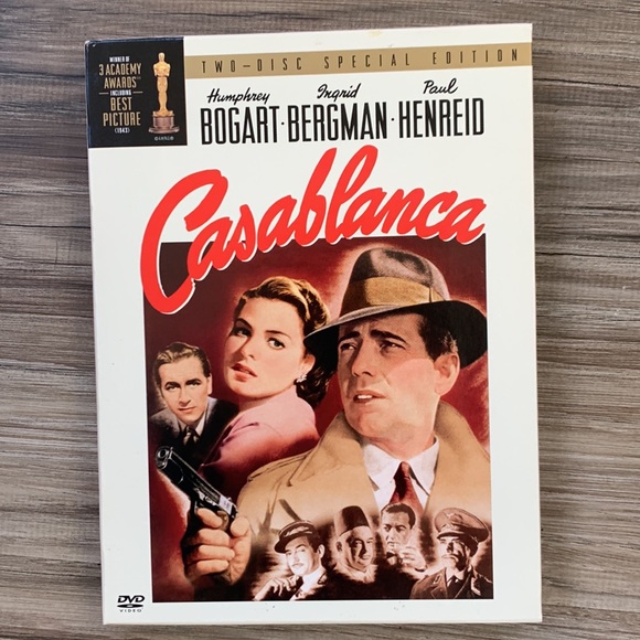 Casablanca DVD Starring Humphrey Bogart Ingrid Bergman Paul Henreid gift set - Picture 6 of 6